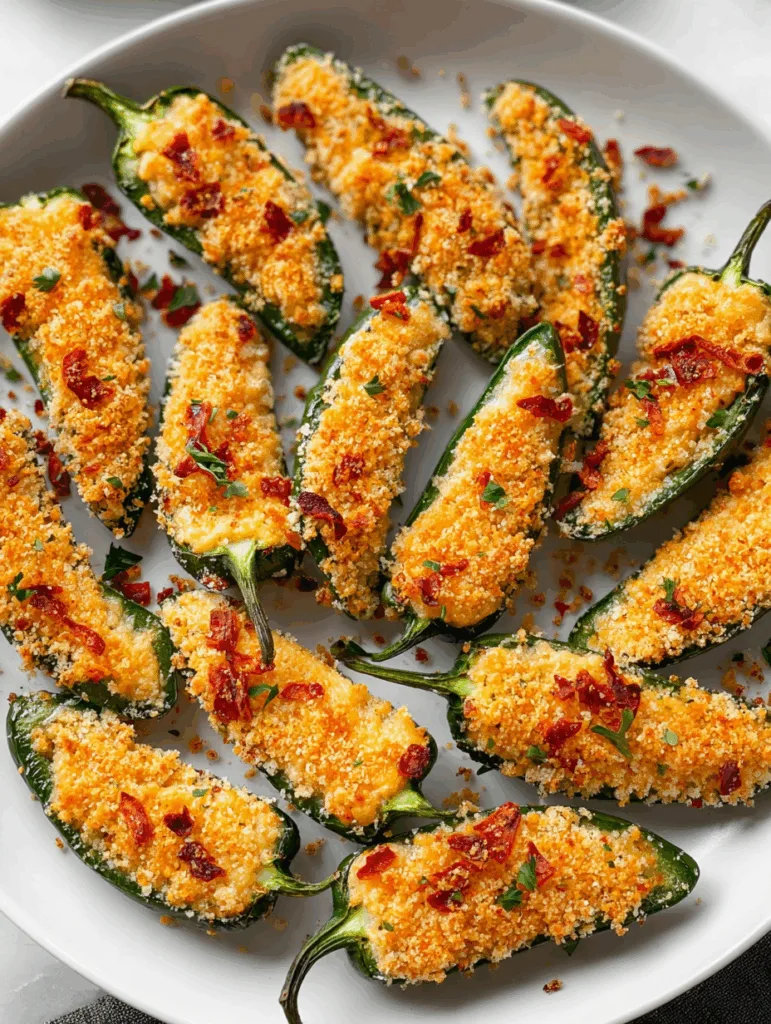 Crispy Baked Jalapeño Poppers (The Ultimate Oven-Baked Snack)