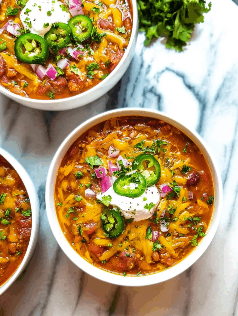 Healthy Slow Cooker Turkey Chili