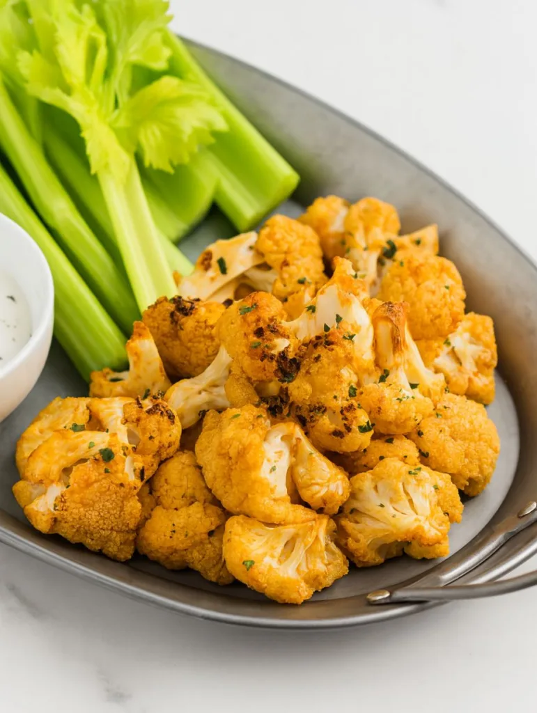 Buffalo Cauliflower Bites