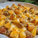 Cheesy Ranch Smoked Sausage Bake