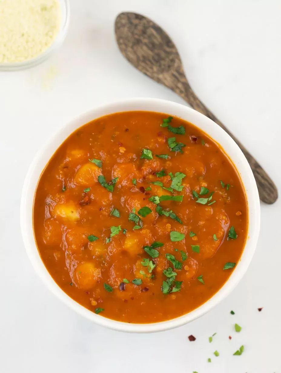 Quick Tomato Gnocchi Soup