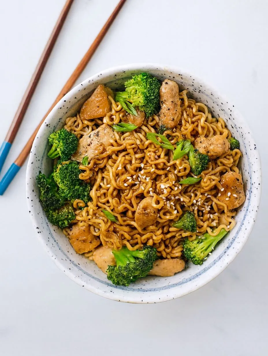 Quick & Easy 20-Minute Chicken Ramen Stir-Fry