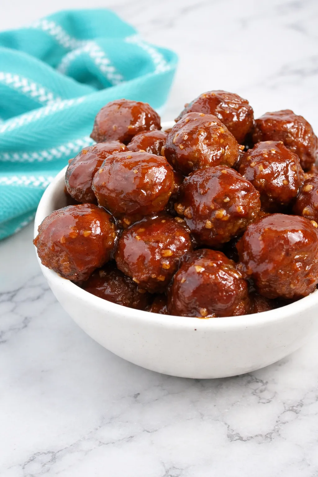 Honey Garlic Meatballs in Crockpot