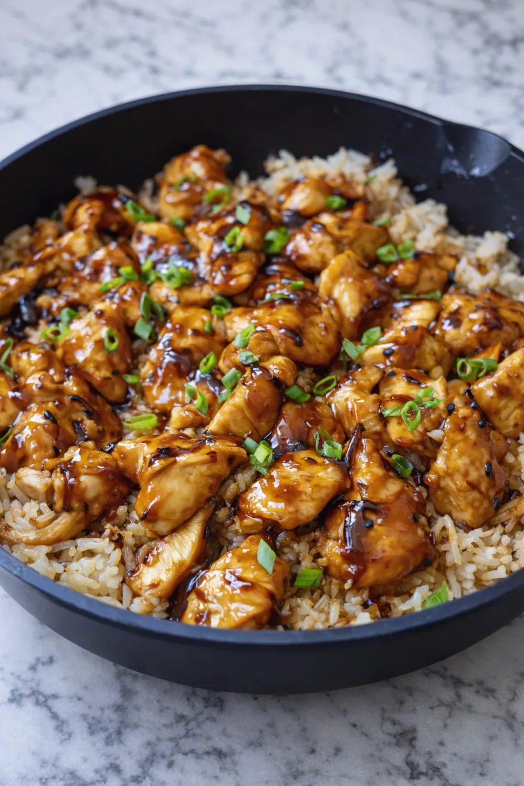 Honey BBQ Chicken & Rice