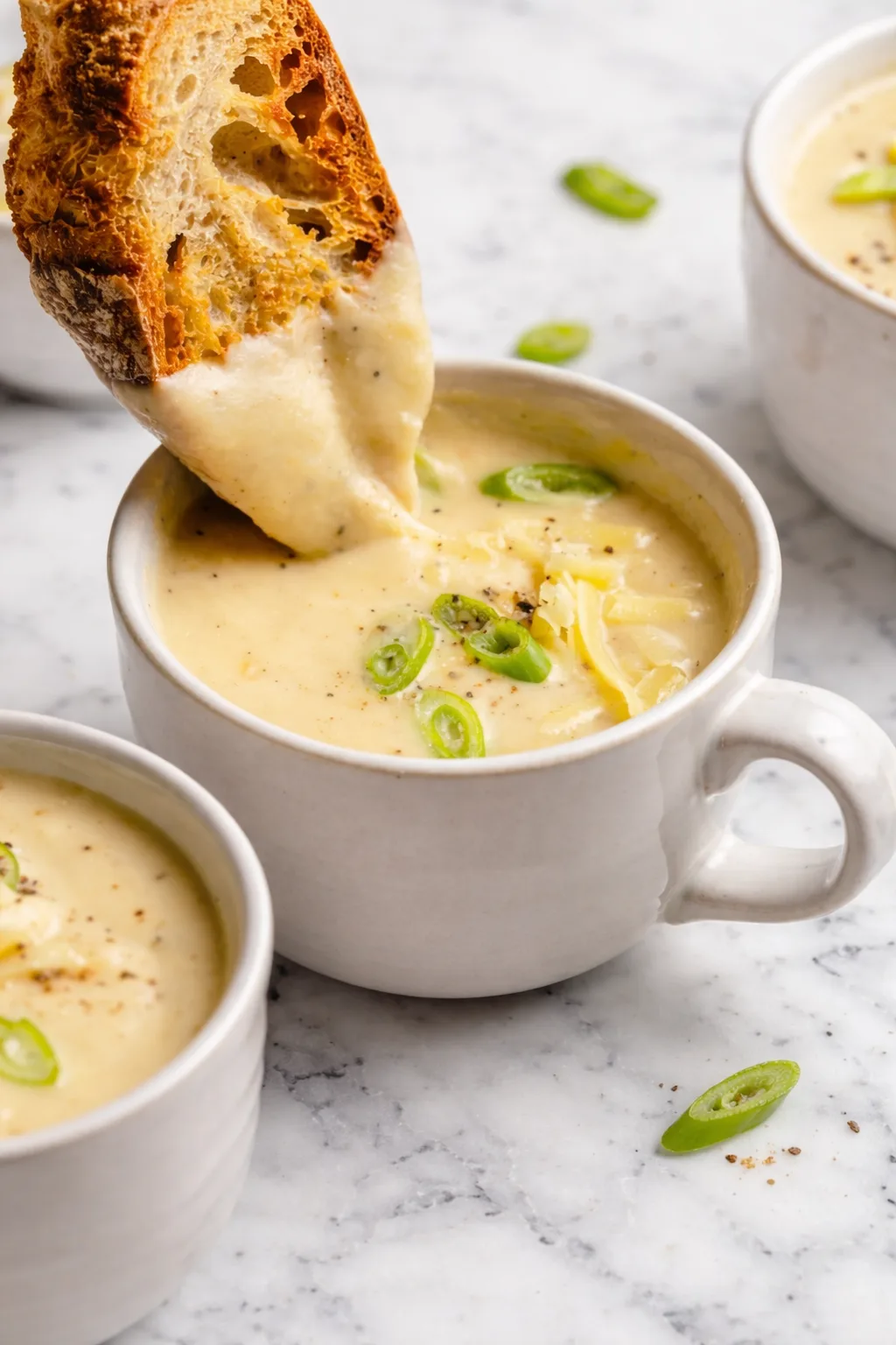 Cheddar and Cauliflower Soup
