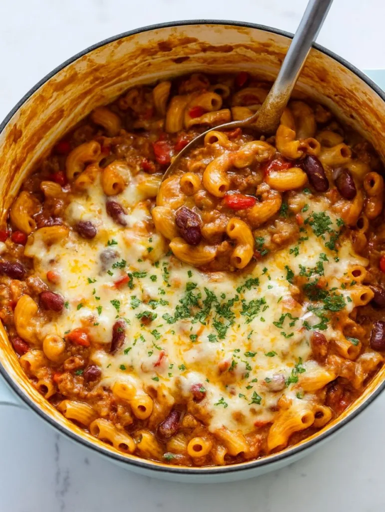 Chili Mac and Cheese Dinner