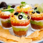 Loaded 7-Layer Taco Dip Cups