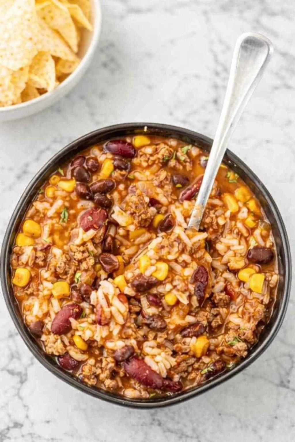 Crockpot Taco Rice Soup Recipe