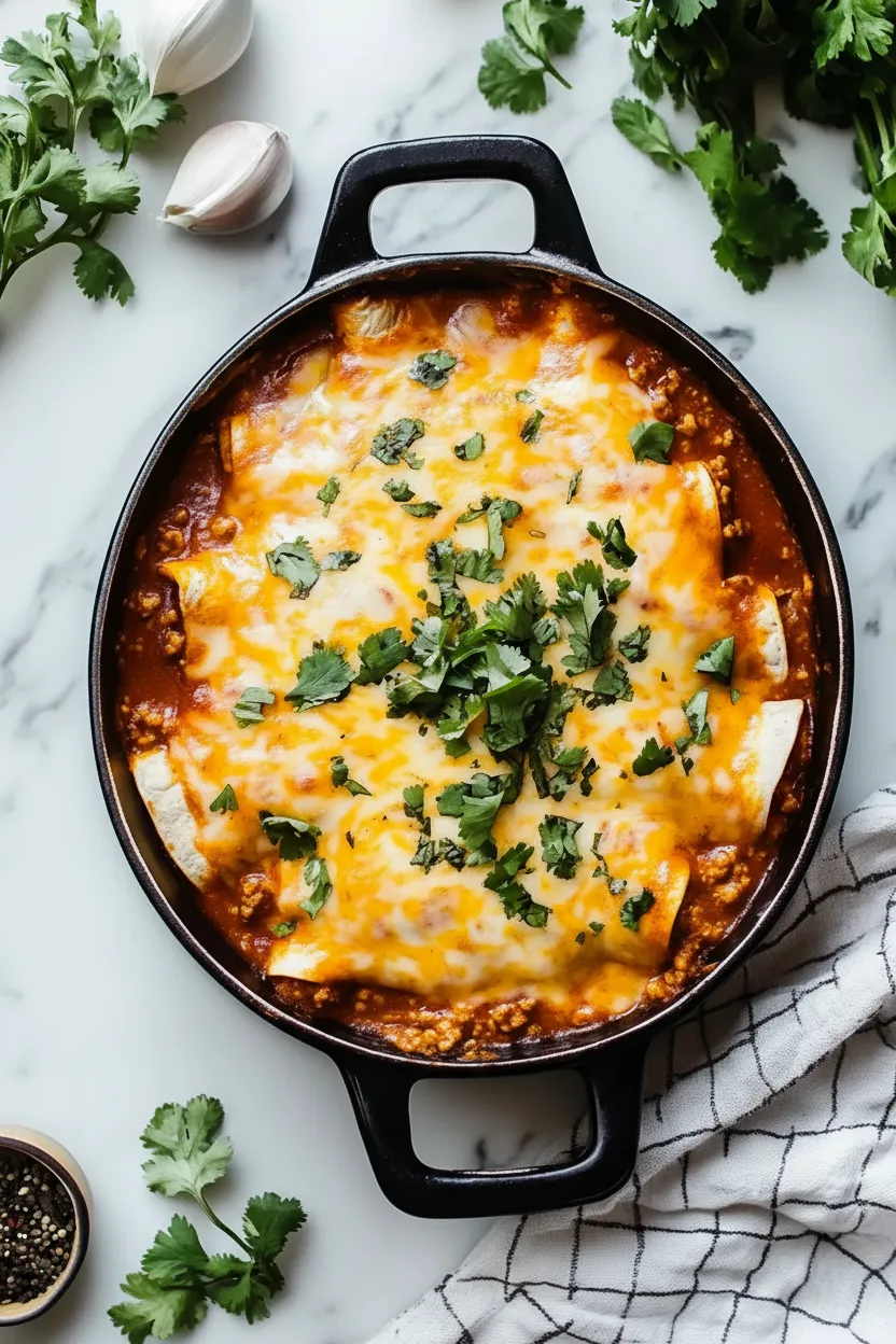 Ground Beef Enchiladas