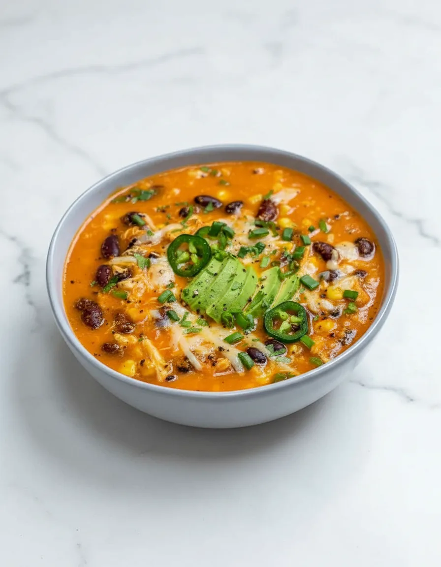 Creamy Chicken Enchilada Soup