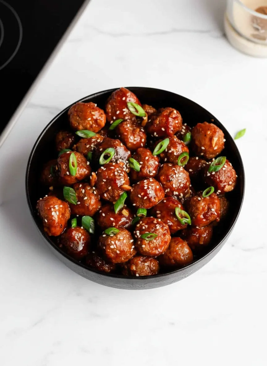 Easy Honey Garlic Meatballs Recipe