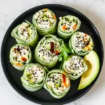 Crunchy Chicken Salad Cucumber Roll Ups