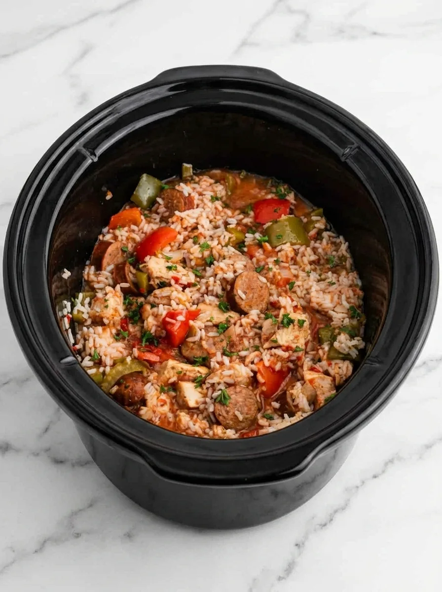 Slow Cooker Chicken Jambalaya
