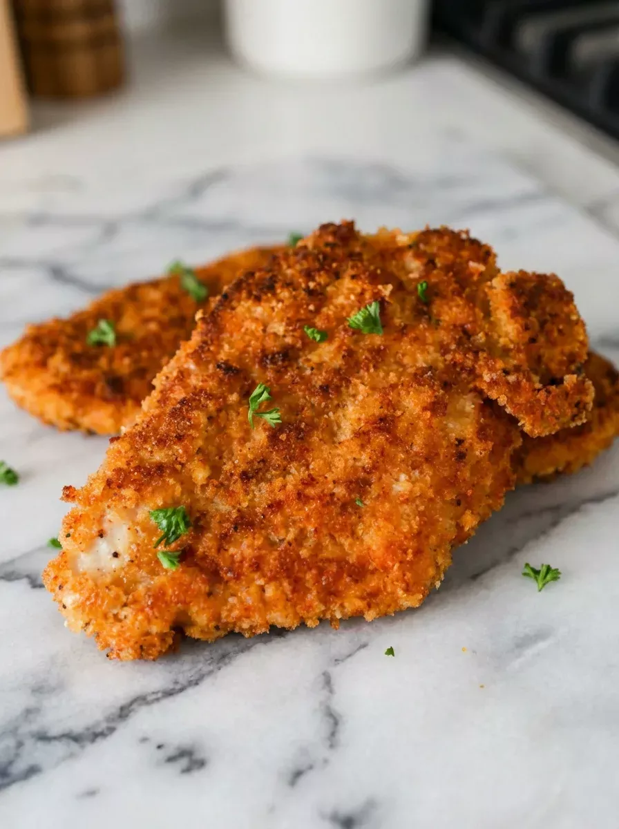 Crispy Panko Crusted Chicken Breasts