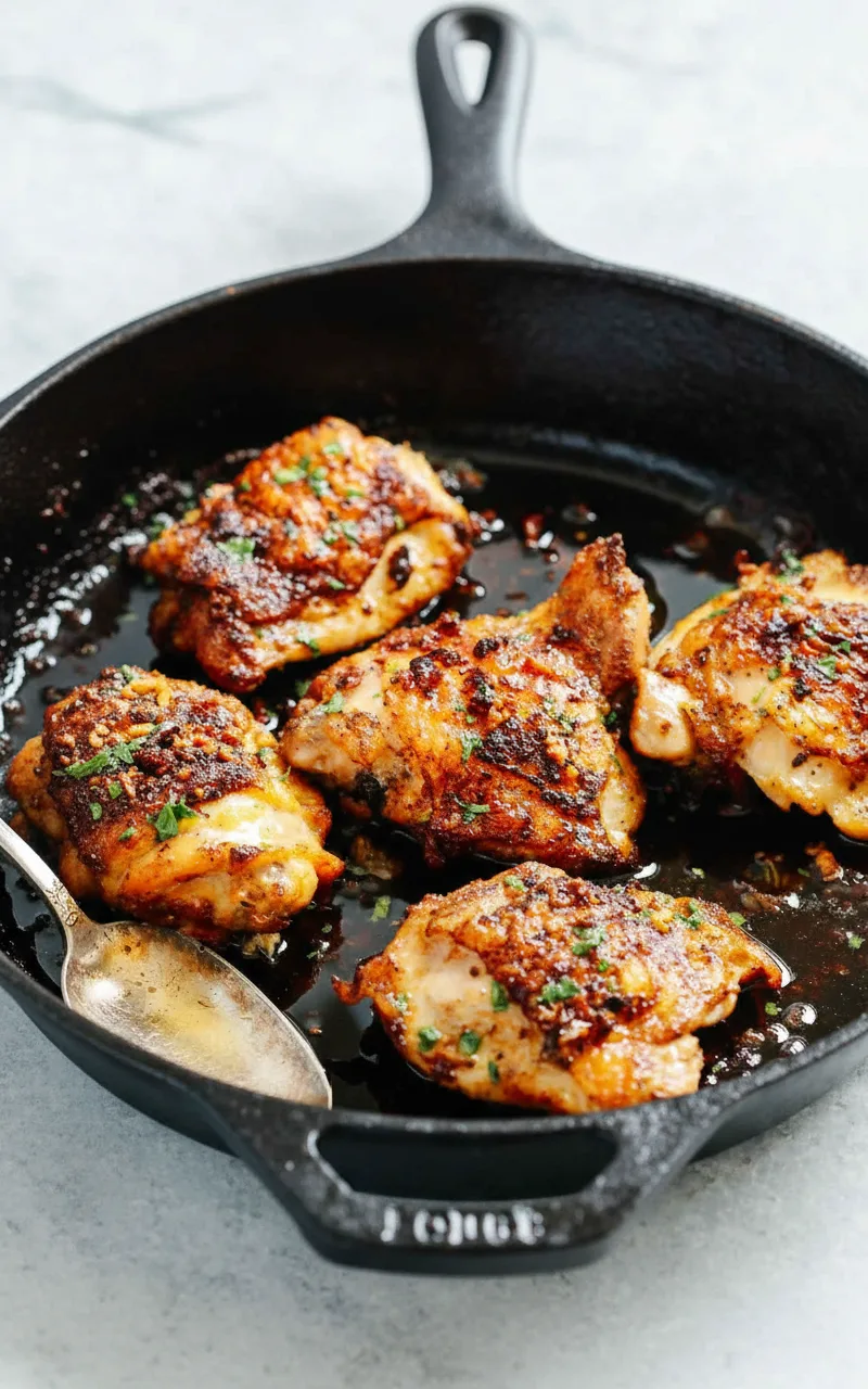 Garlic Butter Baked Chicken Thighs Recipe