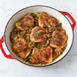 Garlic Mushroom Chicken Thighs