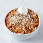 High Protein Lasagna Soup