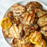 Lemon Garlic Chicken Thighs