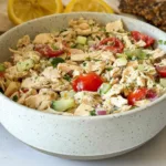 Quick Mediterranean Tuna Salad with No Mayo (Healthy)