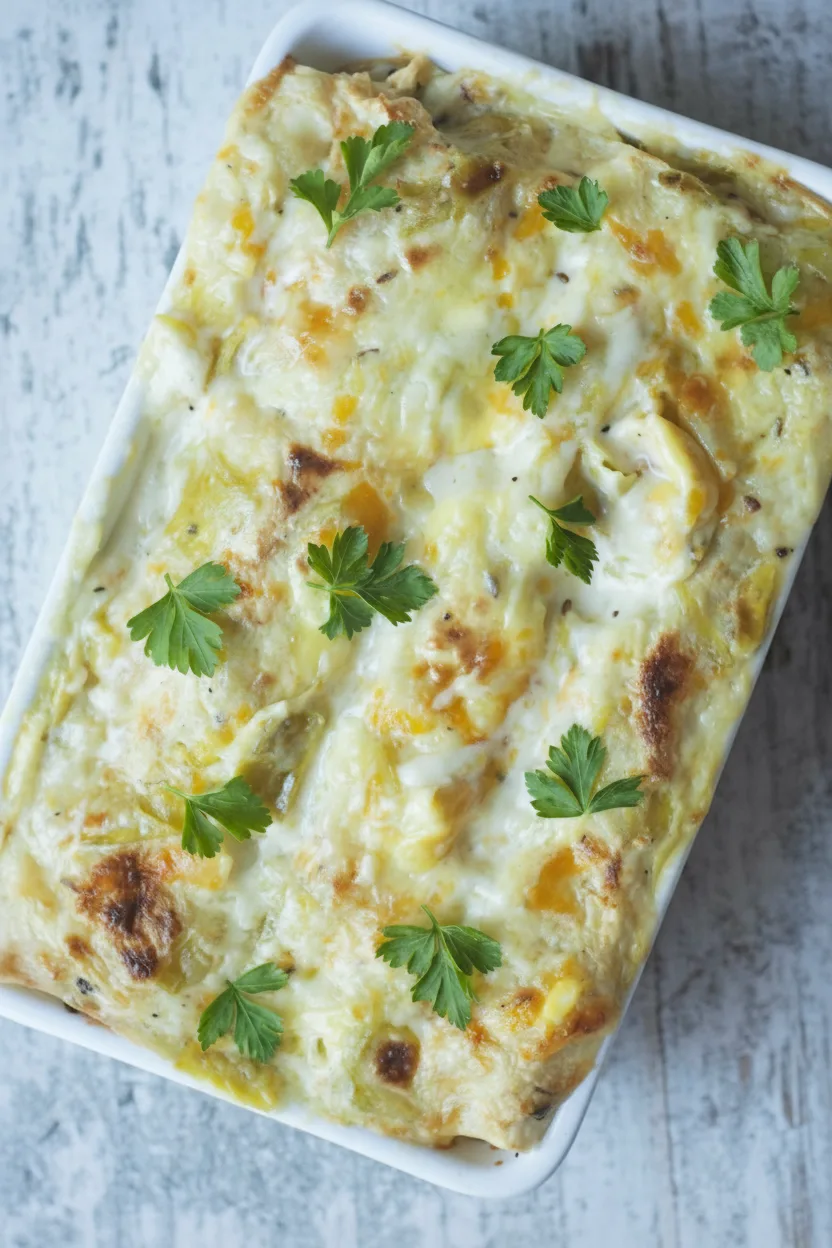 White Chicken Enchiladas