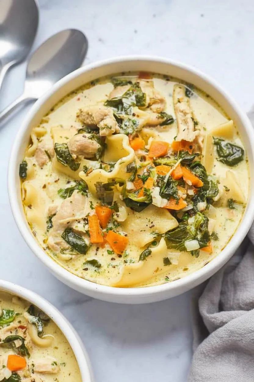 White Lasagna Soup Recipe