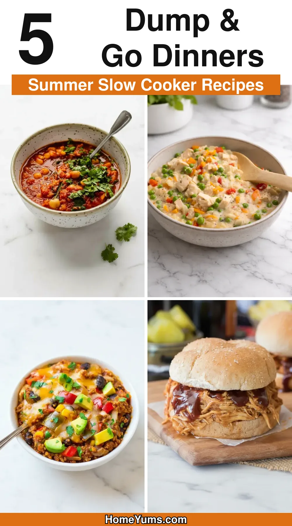 5 Easy Summer Crockpot Meals for Busy Weeknights
