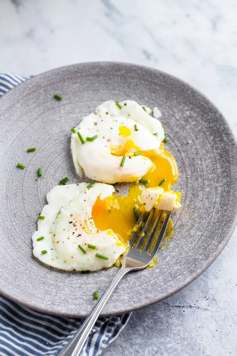 Air Fryer Poached Eggs