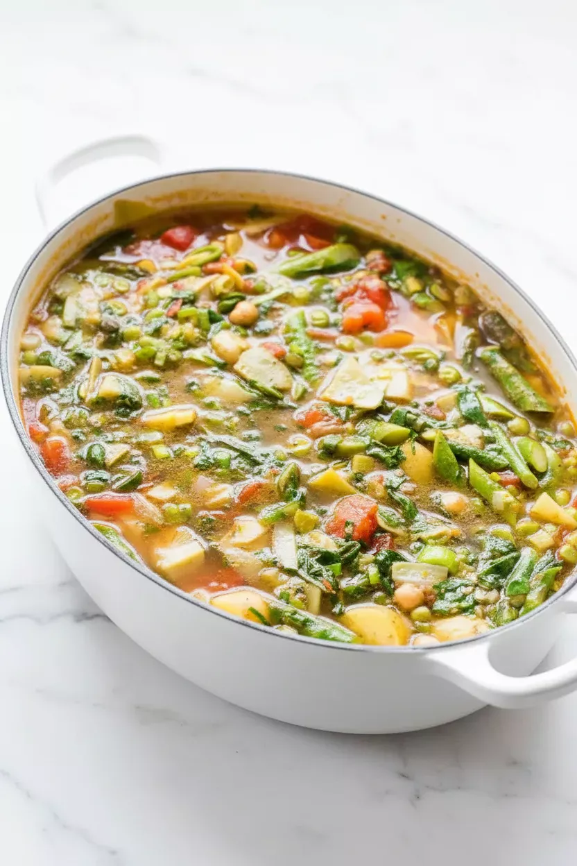 Classic Spring Vegetable Soup