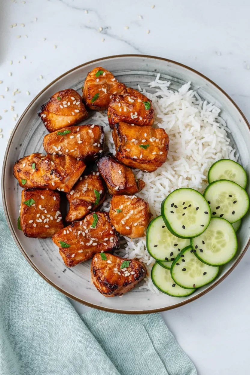 Easy Air Fryer Salmon Bites
