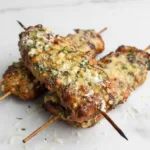 Garlic Parmesan Chicken Skewers
