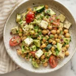 High Protein Chickpea Avocado Salad