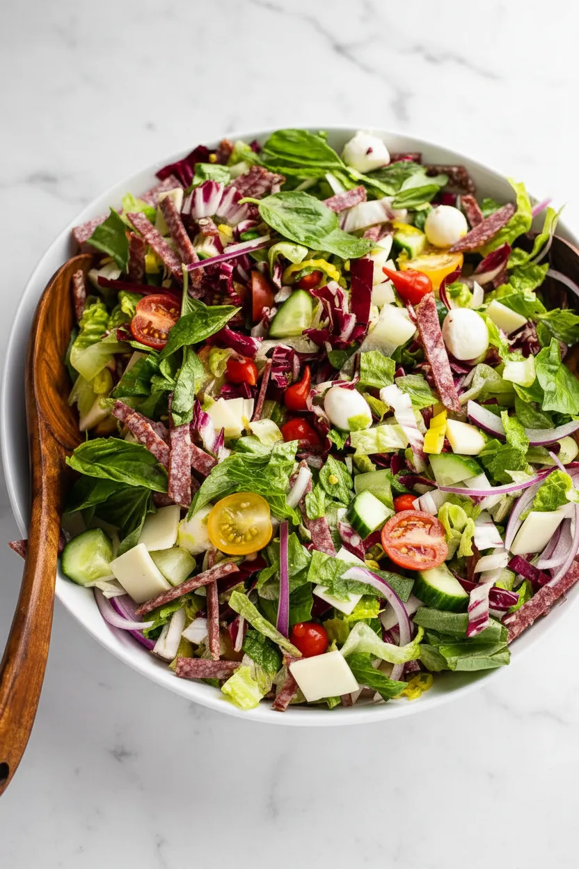 Italian Chopped Salad with Herbs
