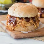 Kid Friendly Slow Cooker BBQ Chicken Sliders