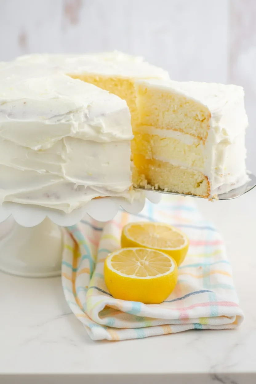 Lemon Cheesecake Cake