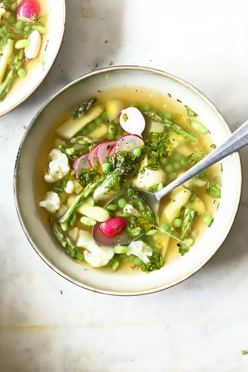 One Pot Garden Spring Soup
