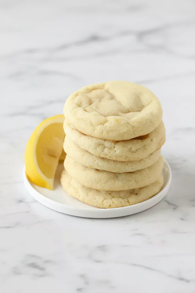 Thick Cut Lemon Sugar Cookies