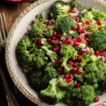 Broccoli Salad with Pomegranate Seeds