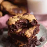 Brookies Chocolate Chip Brownie Cookies