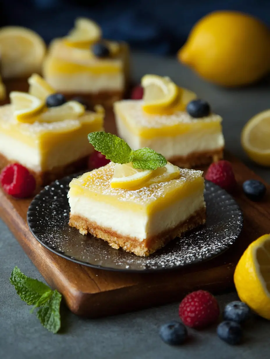 Cheesecake Lemon Bars