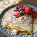 Cream Cheese Crepe Filling Pancakes