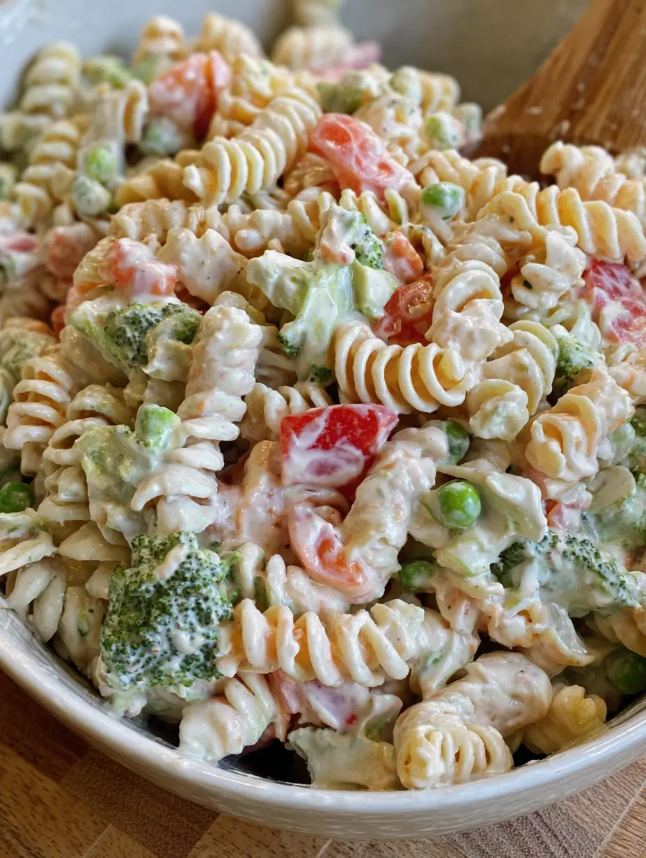 Creamy Ranch Pasta Salad