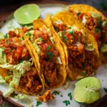 Crispy Skillet Chicken Tacos