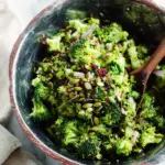 Crunchy Broccoli Salad with Seeds Mix