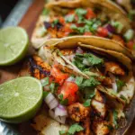 Garlic Grilled Chicken Tacos