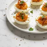 Harissa Deviled Eggs