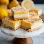 Lemon Cheesecake Bars with Shortbread Crust