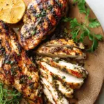 lemon herb pan grilled chicken breast