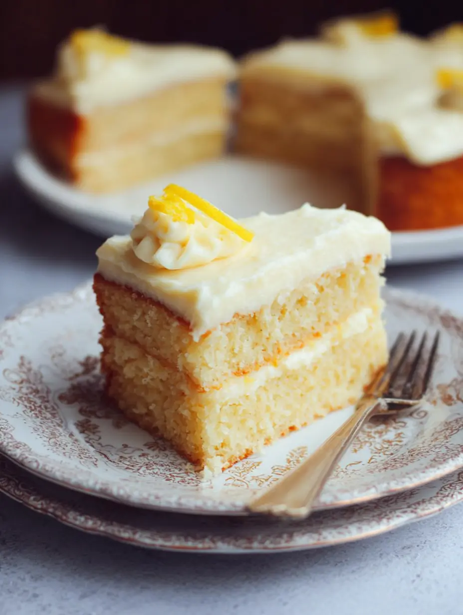 Lemon Layer Cake with Lemon Cream Cheese Frosting