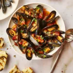 Mussels with Tomatoes & Garlic
