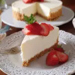 No Bake Cheesecake with Light Creamy Texture